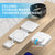 3 In 1 Magnetic Foldable Wireless Charger Charging Station Multi-device Folding Cell Phone .